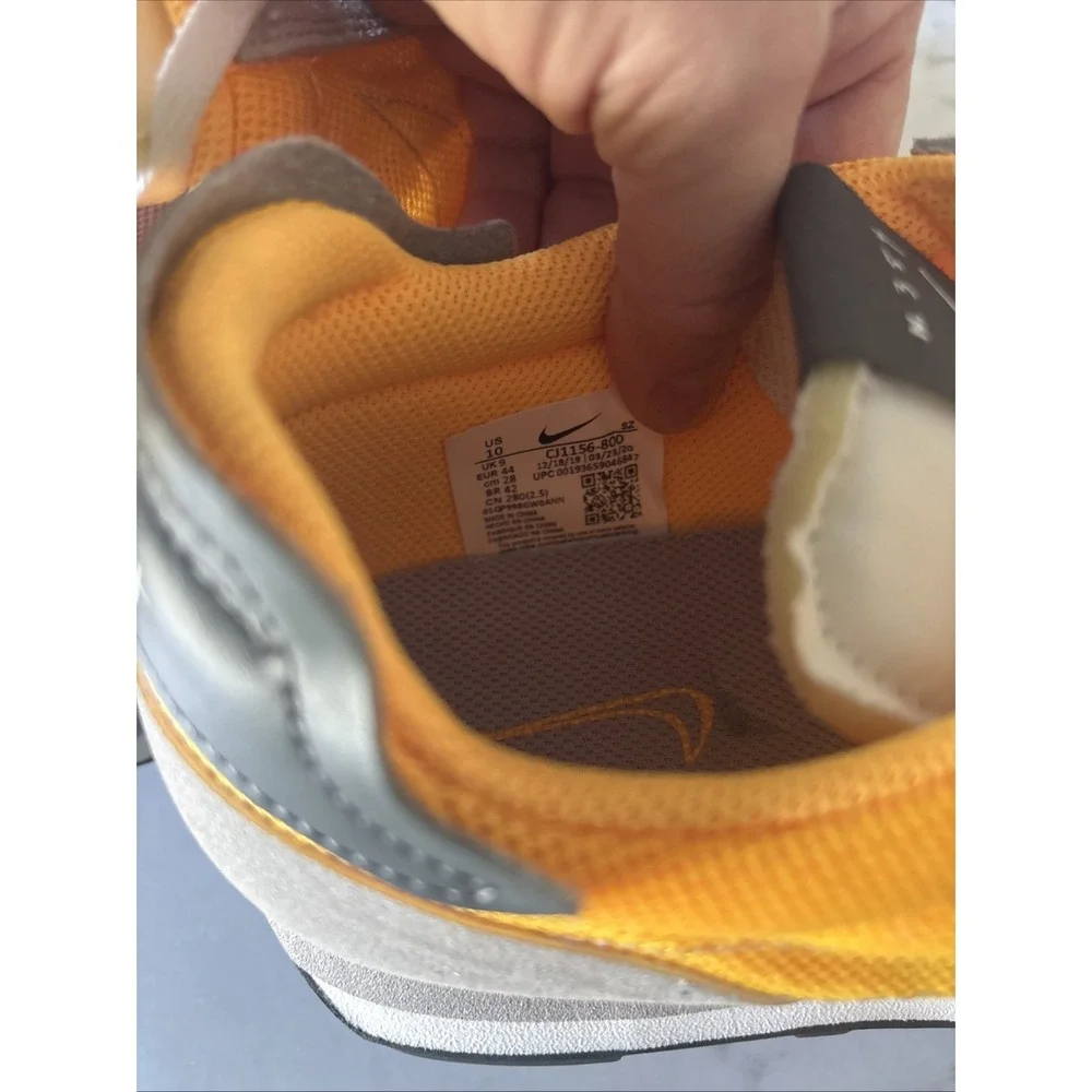 Nike Daybreak Type Mens 10 Laser Orange College Gray Colorway N. 354 CJ1256-800